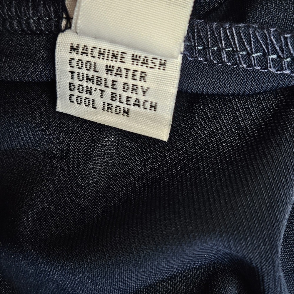 Planet by Lauren G Matte Jersey Cowl Neck Top 1 US Size 8 Midnight B Microfiber - Picture 10 of 10